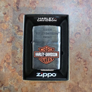 Harley-Davidson Engraved Metal "Pacific Harley-Davidson Hawaii" Zippo Lighter | Hawaii Exclusive