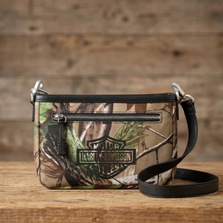 Shop Harley-Davidson x RealTree Women's Bar & Shield Camo Hip Bag W/ Strap