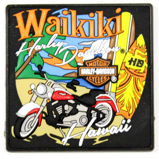 Waikiki Coastal Harley-Davidson Magnet