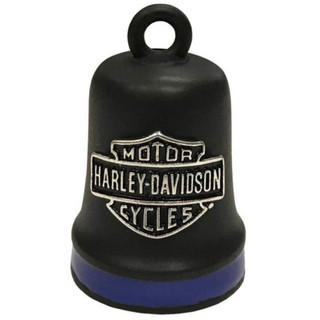 Harley-Davidson Bar & Shield w/ Blue Stripe Ride Bell