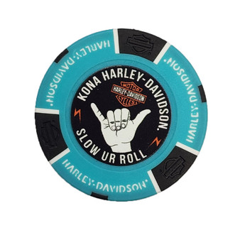 Harley-Davidson Full Color Poker Chips Shaka