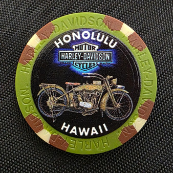 Harley-Davidson Full Color Poker Chips The Bike Won The War