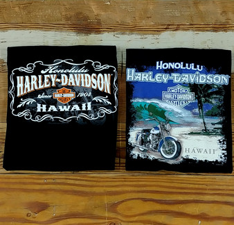 Harley-Davidson Men's Stay Aloha Tee Pack (set of 2 tees)