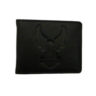 Harley-Davidson Pebble Classic Eagle Leather Wallet