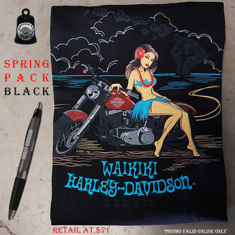 Harley-Davidson $50 Spring Pack - Stitches T-shirt, Pen and Bell