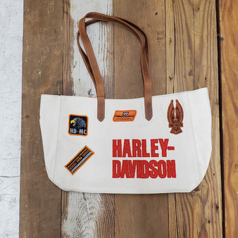 Harley-Davidson Iconic H-D Patches Summer Tote Bag