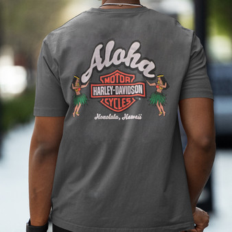 Harley-Davidson Men's Aloha Hula T-shirt