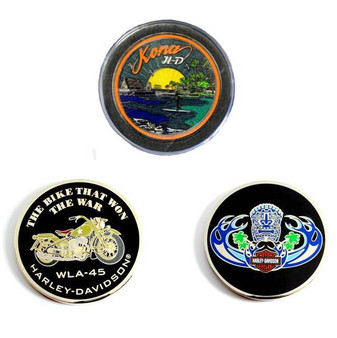 Harley-Davidson Hawaii Challenge Coins - Set of 3