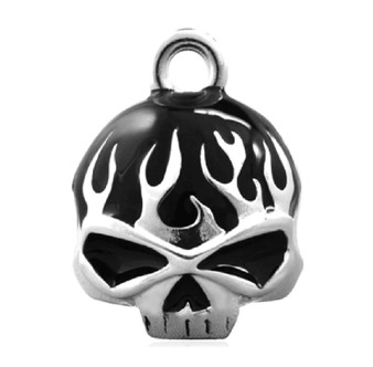 Harley-Davidson Black Flame Skull Ride Bell