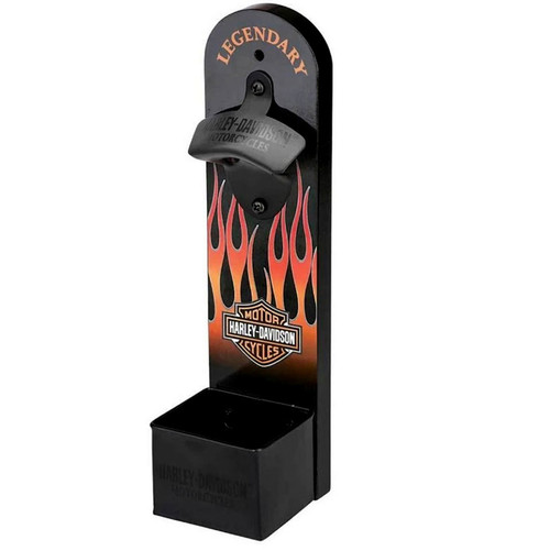 Harley-Davidson Flames Wall Mount Bottle Opener