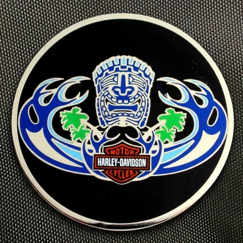 Harley-Davidson Tiki Wave Challenge Coin