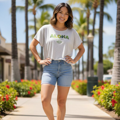 Harley-Davidson Women's Aloha Shade Tee