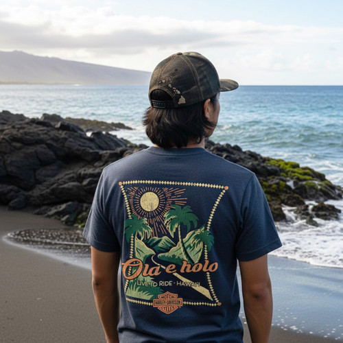 Harley-Davidson Men's Ola E Holo T-shirt
