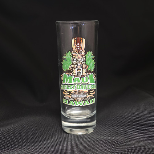 Harley-Davidson Maui Tiki Guy Tall Shot Glass