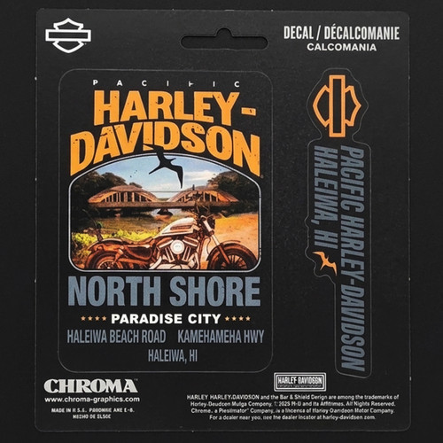 Harley-Davidson Haleiwa Paradise City Decal