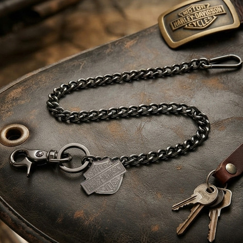 Harley-Davidson Bar & Shield Logo 24 inch Wallet Chain