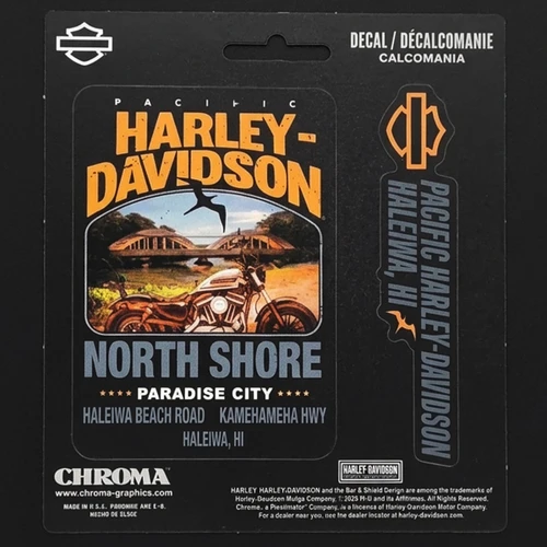 Harley-Davidson Haleiwa Paradise City Decal