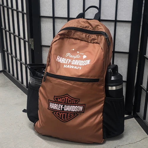 Shop Harley-Davidson Hawaii Island Chain Backpack - Vintage Rust | Hawaii exclusive