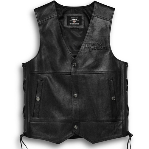 Harley-Davidson Men's Tradition II Leather Vest