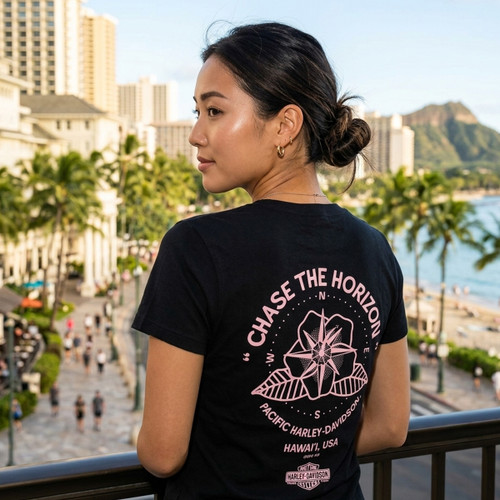 Harley-Davidson Women's Chase The Horizon Tee Black