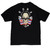 Rear view of Harley-Davidson Men's Kona Torches 2.0 T-Shirt in Black displaying skull and Hawaii state flag back graphic