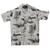 Harley-Davidson Men's Grey Coastal II Hawaii Exclusive Button-Up Aloha Shirt