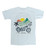 Rear view of Harley-Davidson Men's Mountain Sunset T-Shirt in White displaying mountain sunset motorcycle graphic