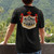 Rear view of Harley-Davidson Men's Coat of Arms T-Shirt in Black displaying royal crown coat of arms back graphic