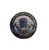 Honolulu Harley-Davidson Tiki Wave Pin showing front enamel blue Tiki design