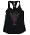 Front view of a smiling woman on a rocky Hawaiian beach wearing the black Harley-Davidson Women's Shaka G Tank Top