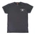 Harley-Davidson Men's Skull Palms Premium T-Shirt in Charcoal Heather showing small left chest logo