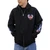 Front view of Harley-Davidson Men's Tiki Wave Zipped Jacket showing chest logo and sleeve graphics