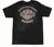 Rear view of Harley-Davidson Men's Tapa Shield T-Shirt in Black displaying Hawaiian tapa pattern and Bar & Shield back graphic