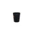 Front view of Harley-Davidson Volcano Bike Short Shot Glass in black ceramic featuring erupting volcano graphic