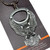 Harley-Davidson Up-Winged Eagle Heavy-Duty Bottle Opener Key Chain, Antique Nickel Finish