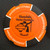 Harley-Davidson Poker Chips Warrior Orange