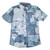 Harley-Davidson Men's Blue Island Patchwork Hawaii Exclusive Button-Up Aloha Shirt – Tailored Fit
