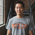 Harley-Davidson Men's Kona Stamped T-Shirt in Oxford Grey displaying vintage muscle front graphic