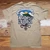 Rear view of Harley-Davidson Men's RWA T-Shirt in Sand displaying Ride With Aloha Diamond Head back graphic