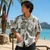 Harley-Davidson Men's Natural Las Palmas Hawaii Exclusive Button-Up Aloha Shirt – Tailored Fit