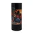 Front view of Harley-Davidson Hula Girl Tall Shot Glass featuring hula dancer motorcycle graphic on black ceramic
