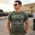 Harley-Davidson Men's Won the War T-Shirt in Military Green displaying WLA-45 military motorcycle front graphic