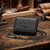 Harley-Davidson Embossed Eagle Tri-Fold Snap Chain RFID Wallet