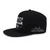 Front Haleiwa Bridge embroidery and Pacific Harley-Davidson side script on the black Haleiwa cap