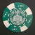 Harley-Davidson Poker Chips Tiki Guy Green