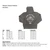 Front view of Harley-Davidson Women's Chase The Horizon Grey Oversized Hoodie