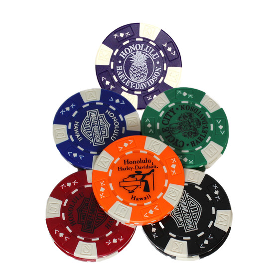 Harley-Davidson Hawaii exclusive Poker Chips Set