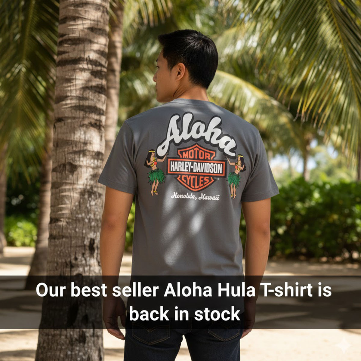 Harley-Davidson Men's Aloha Hula T-shirt