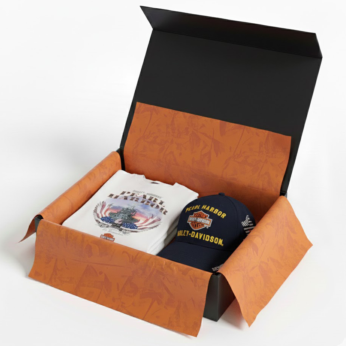 Harley-Davidson Men's Battleship T-Shirt & Cap Set
