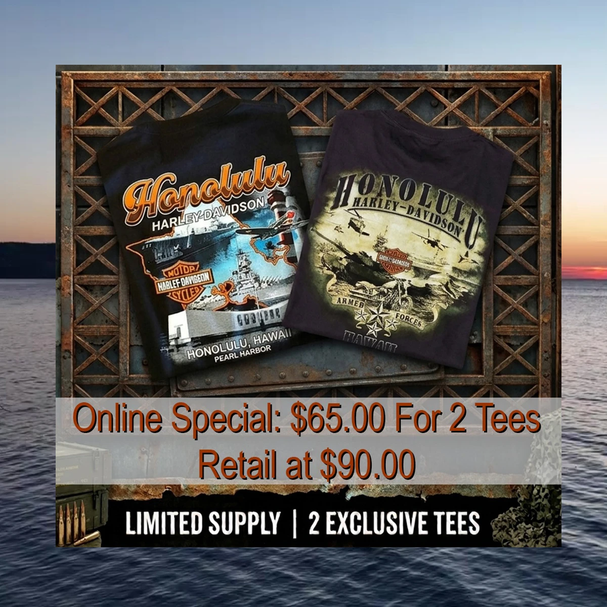 Harley-Davidson "The Honor" T-Shirt Pack - Set of 2 Tees